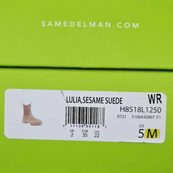 SAM EDELMAN | Lulia suede pull-on platform chunky lug sole chelsea boots - Picture 12 of 12